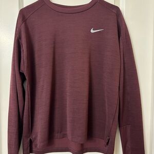Nike Maroon long sleeve shirt